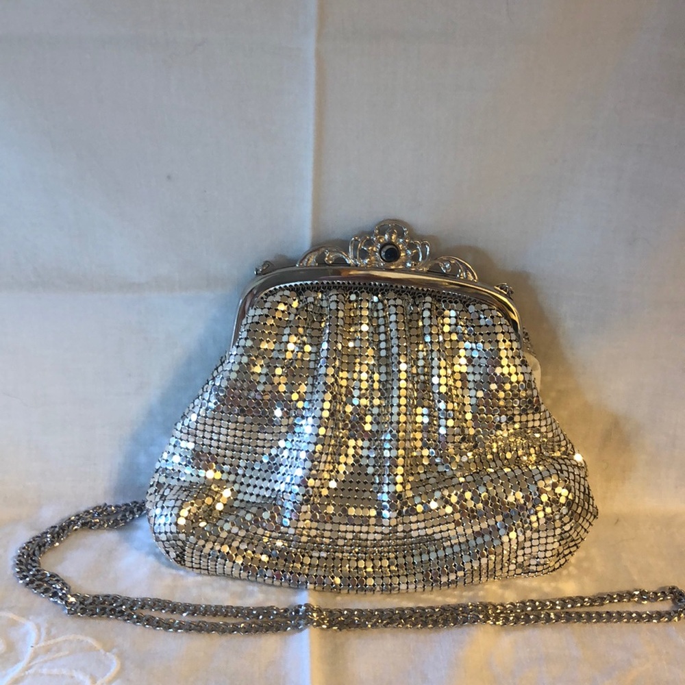 Vintage Silver mesh Whiting & Davis shoulder bag